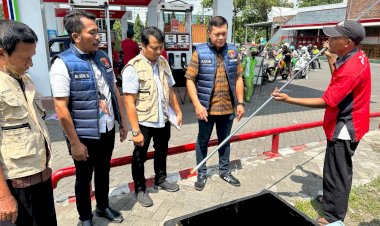 Jelang-Lebaran-Polresta-Sidoarjo-Gandeng-UPT-Metrologi-Cek-Sejumlah-SPBU
