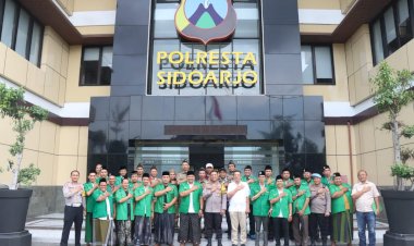 Kapolresta-Sidoarjo-Apresiasi-GP-Ansor-Wujudkan-Kondusifitas-Kamtibmas