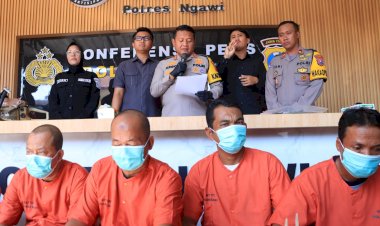 Polres-Ngawi-Berhasil-Ungkap-Kasus-Tipu-Gelap-Cokat-Roka,-3-Residivis-Diamankan