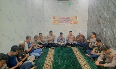 Pengamanan-Pilkada-Serentak,-Personel-Polsek-Krembung-Dibekali-Nilai-Rohani