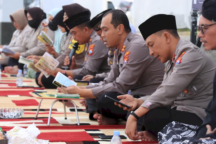 Jelang Pembangunan Masjid Al Ajmi, Kapolres Malang Gelar Doa Bersama