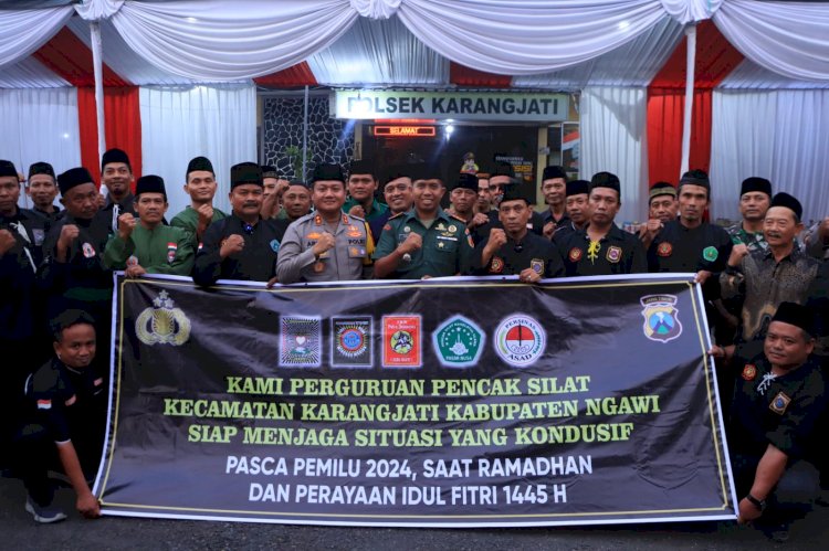 Pelihara Harmonisasi, Polres Ngawi Buka Puasa Bersama Perguruan Pencak Silat