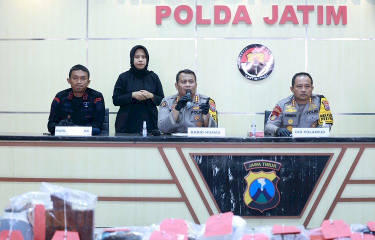 Ditpolairud Polda Jatim Berhasil Tangkap Perakit dan Pedagang Bom Ikan