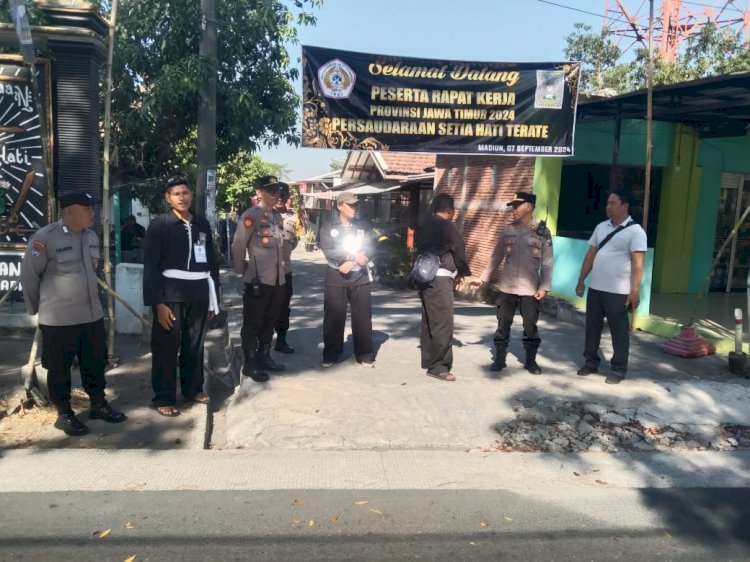 Polres Madiun Kota Lakukan Pengamanan, Kegiatan PSHT Parluh 16 Berjalan Aman