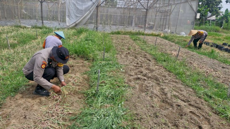 Polresta Sidoarjo Siapkan Lahan Dukung Ketahanan Pangan Nasional