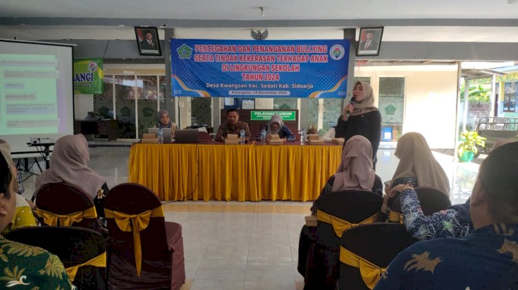 Unit PPA Satreskrim Polresta Sidoarjo Gandeng Guru, Edukasi Cegah Bullying di Sekolah