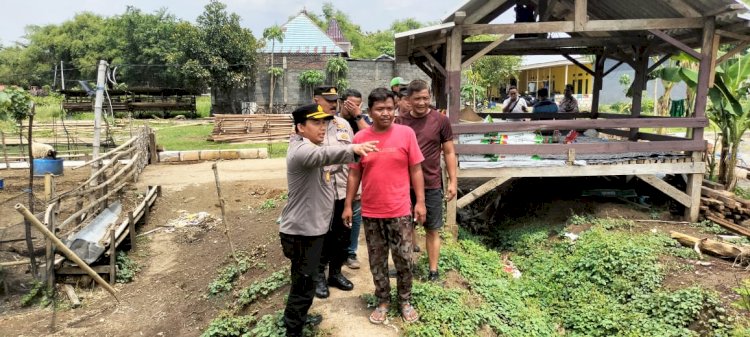 Polisi Beri Bantuan Bibit Jagung dan Pupuk di Sidoarjo, Wujudkan Ketahanan Pangan Nasional