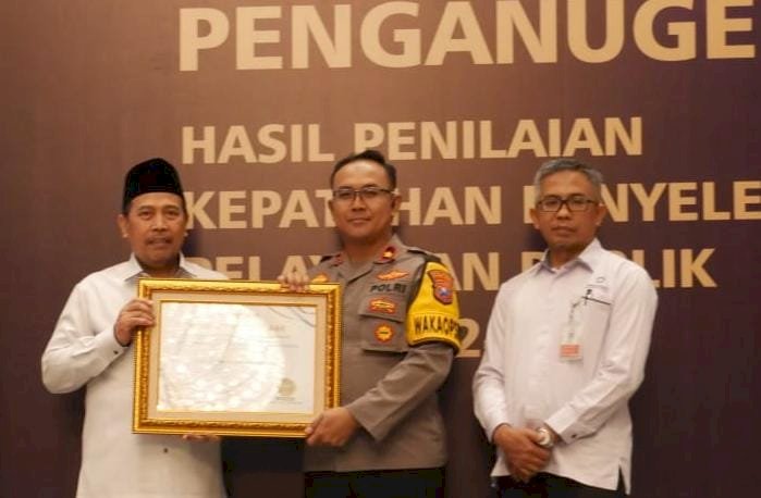 Polres Pamekasan Kembali Raih Penghargaan dari Ombudsman RI