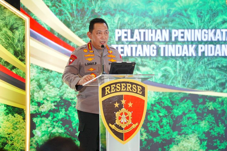 Hadiri Pelatihan Penyidik, Kapolri Minta Jajaran Cegah Potensi Kebocoran Anggaran Negara