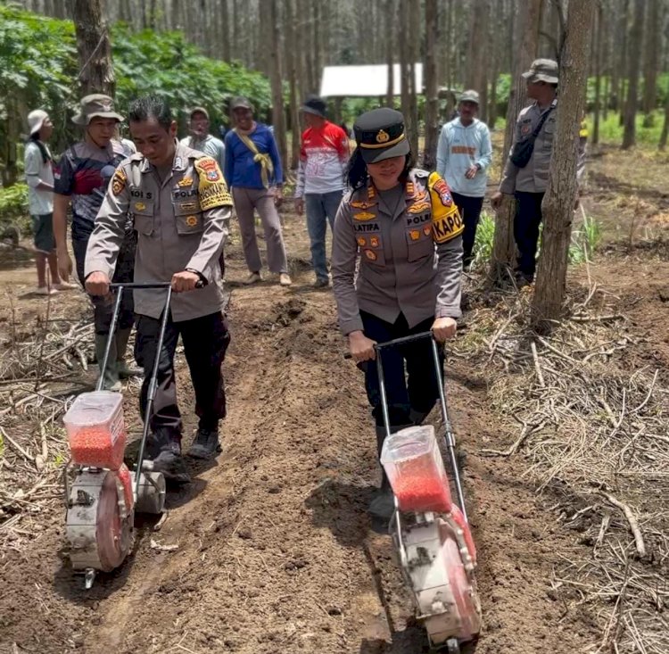 Ketua DPD HKTI Jatim Apresiasi Kapolsek Ambulu Polres Jember Sukseskan Program Ketahanan Pangan