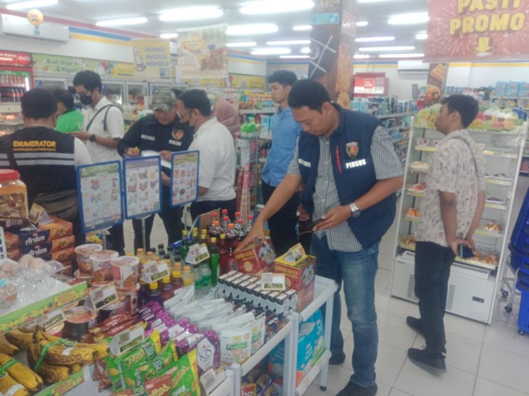 Jelang Ramadhan Satgas Pangan Polres Pelabuhan Tanjungperak Sidak Pasar Tradisional