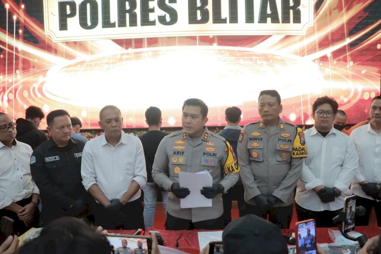 Polisi Amankan 11 Pesilat Diduga Pelaku Pengeroyokan di Blitar, 3 Orang Telah Ditetapkan Tersangka