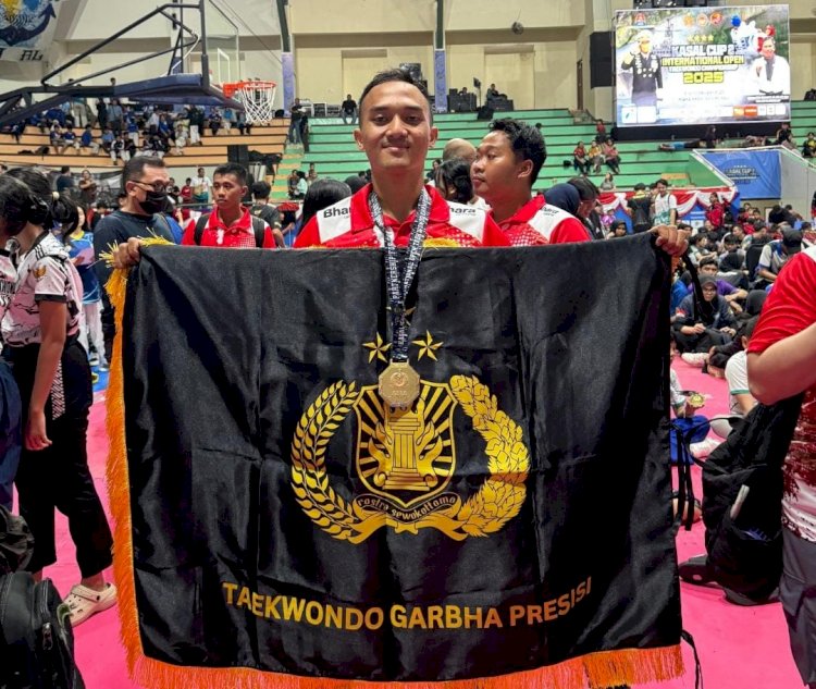 Anggota Polres Probolinggo Kota Raih Juara Satu Kasal Cup International Open Taekwondo Championship 2025