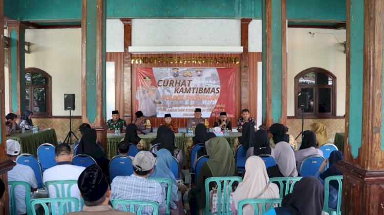 Polres Pasuruan Gandeng Media Gelar Baksos di Jumat Curhat