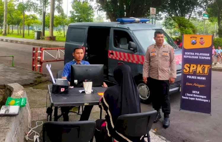 Cepat Dekat dan Bersahabat, Yanling Gratis Polres Ngawi untuk Masyarakat