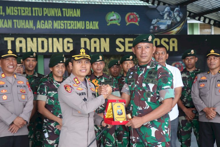 Soliditas TNI Polri di Bondowoso, Siap Wujudkan Kondusifitas Pasca Pelantikan Kepala Daerah