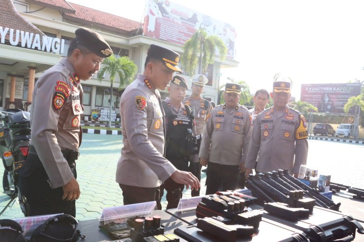 Jelang Ramadhan Polresta Banyuwangi Luncurkan Tim Patroli Samapta Presisi