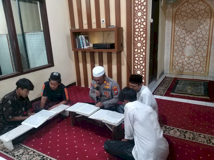 Kanit Binmas Polsek Taman Gelar Tadarus Al-Qur'an Bersama Remaja