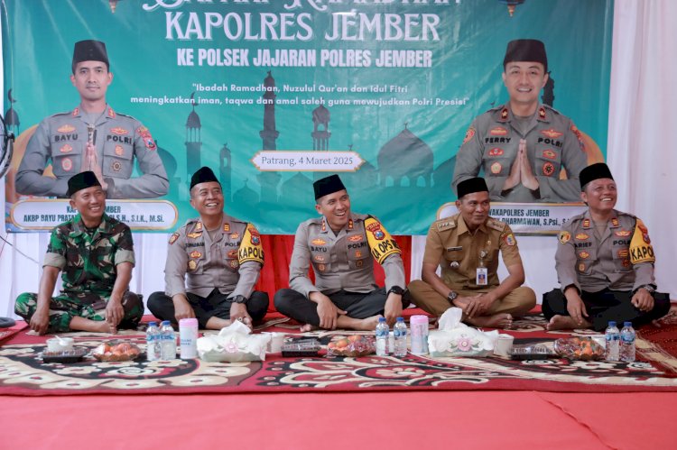 Polres Jember Gelar Safari Ramadan, Pererat Silaturahmi dan Jaga Kamtibmas