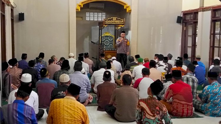 Kapolsek Krembung Gelar Safari Ramadhan di Masjid Nurul Huda