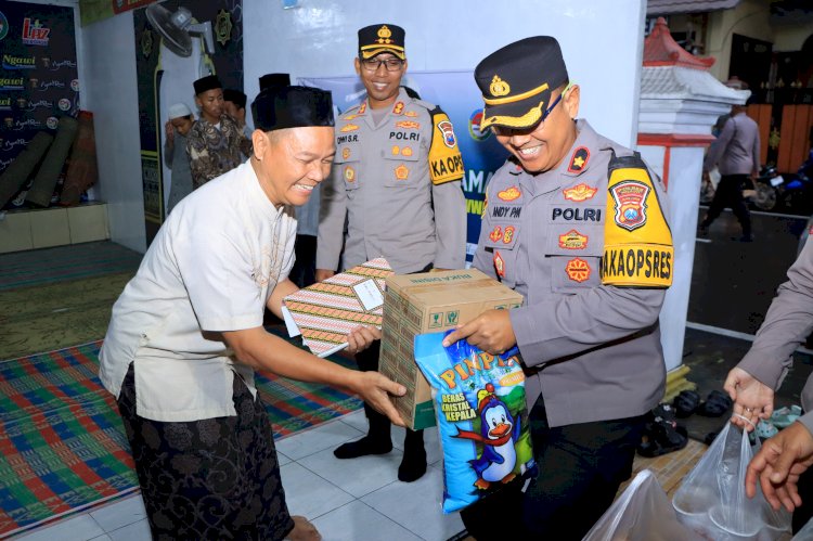 Safari Ramadhan, Polres Ngawi Beri Bantuan ke Panti Asuhan Al Munawaroh