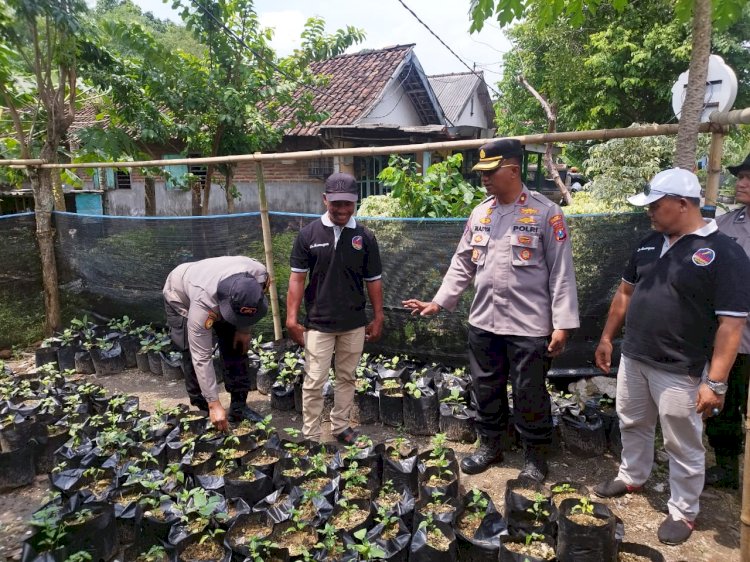 Kasat Binmas Polresta Sidoarjo Ajak Maksimalkan Hasil Swasembada Pangan Kampung Lombok