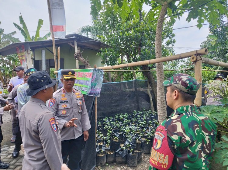 Kasat Binmas Polresta Sidoarjo Ajak Maksimalkan Hasil Swasembada Pangan Kampung Lombok