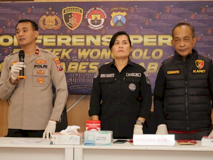 Polisi Berhasil Amankan Komplotan Curanmor di Permukiman Wonocolo Surabaya