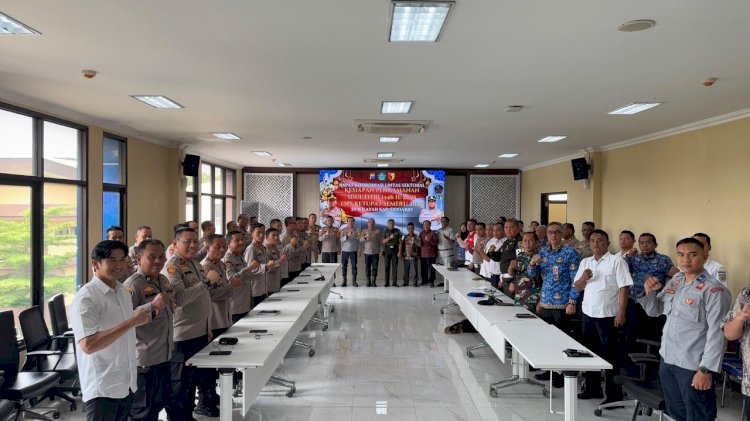 Polresta Sidoarjo Gelar Rakor Lintas Sektoral Kesiapan Pengamanan Idul Fitri 2025