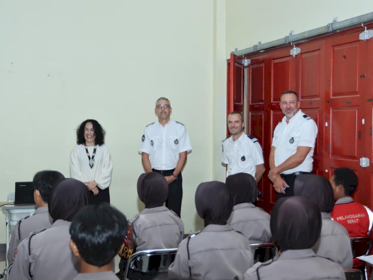 Kunjungan Delegasi Kepolisian Prancis Perkuat Kerja Sama dan Motivasi Calon Bintara Polwan